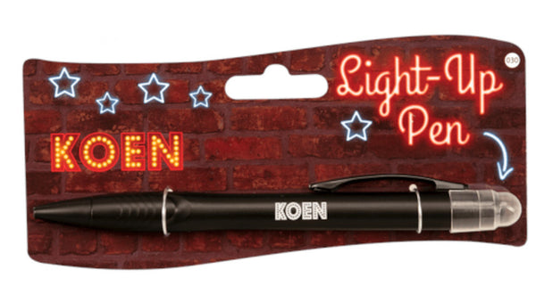 balpen Light-Up Koen junior zwart