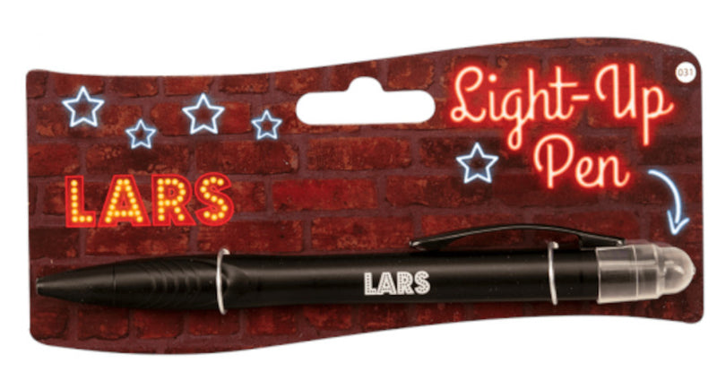 balpen Light-Up Lars junior zwart