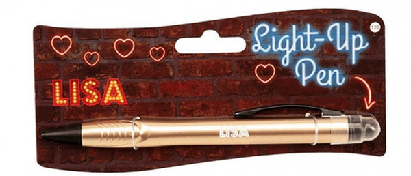 balpen Light-Up Lisa junior goud
