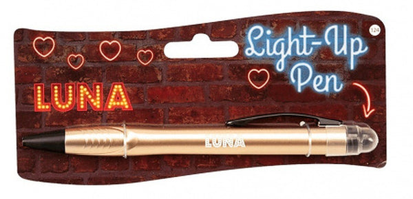 balpen Light-Up Luna junior goud