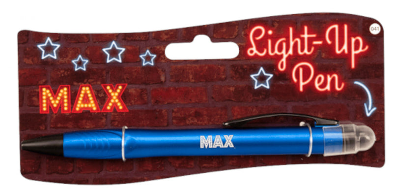 balpen Light-Up Max junior donkerblauw