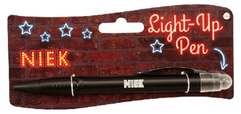 balpen Light-Up Niek junior zwart