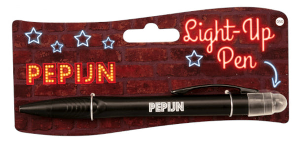 balpen Light-Up Pepijn junior zwart