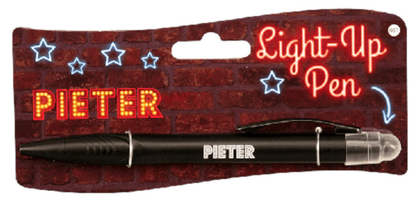 balpen Light-Up Pieter junior zwart
