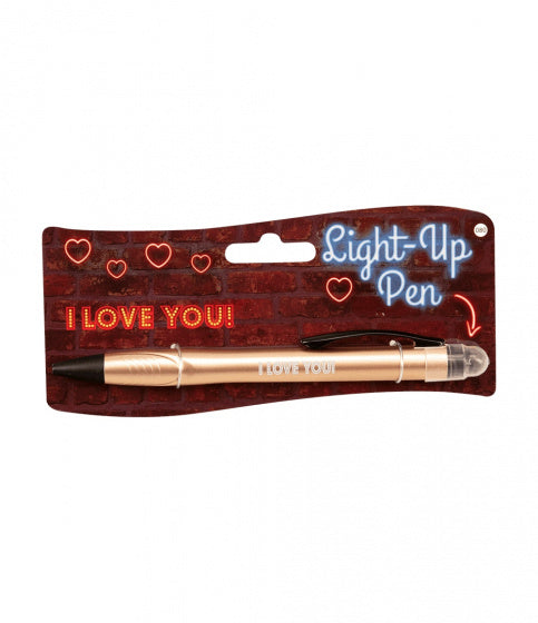 light up pen I Love You goud