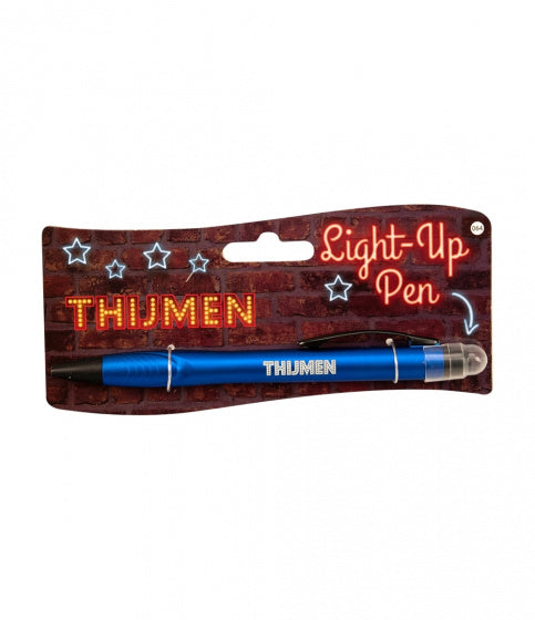 light up pen Thijmen junior donkerblauw