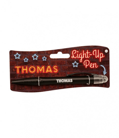 light up pen Thomas junior zwart