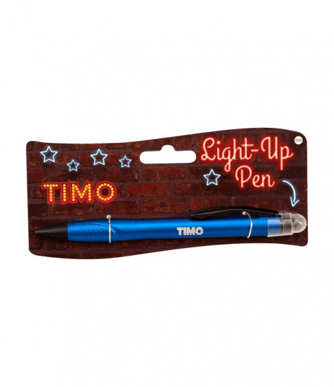 light up pen Timo junior donkerblauw