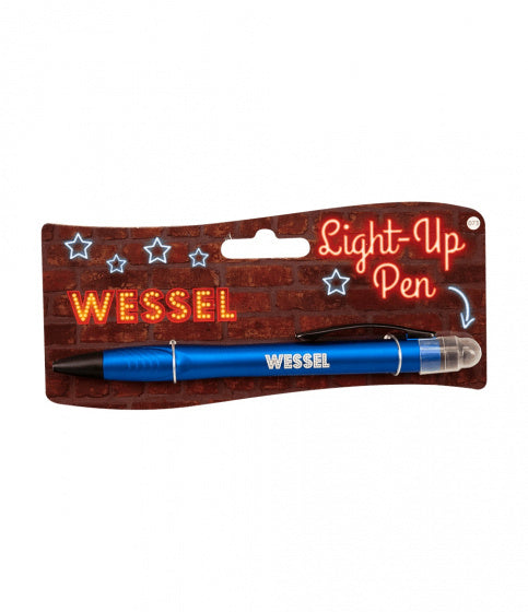 light up pen Wessel junior donkerblauw