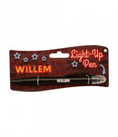 light up pen Willem junior zwart