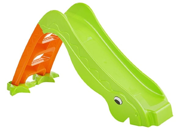 glijbaan Dragon junior 133 x 40 x 70 cm groen/oranje