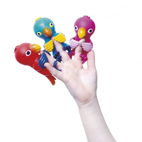 pratende papegaai 9,5 cm wit