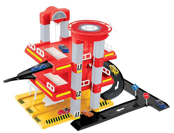 speelgarage City Garage junior 59 x 47 cm rood