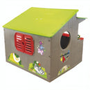 speelhuis Kiosk 139 x 118 cm bruin/groen/rood