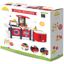 speelkeuken junior 141 x 68 cm rood/wit 29-delig