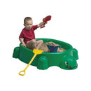 zandbak met deksel Schildpad 115 x 83 cm groen