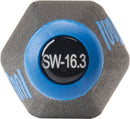 spaaksleutel SW-16.3 intern 4,7 mm staal zwart/blauw
