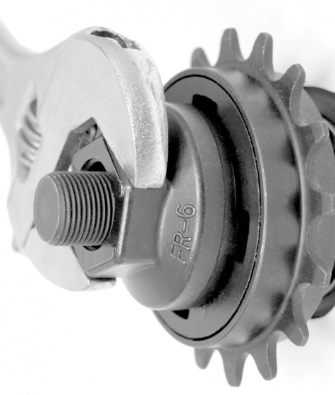 tandwielafnemer FR-6C BMX 4-tands staal zwart