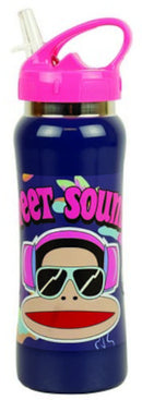 bidon jongens 580 ml RVS blauw/roze