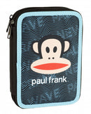 etui New Wave junior 20 cm polyester blauw 27-delig