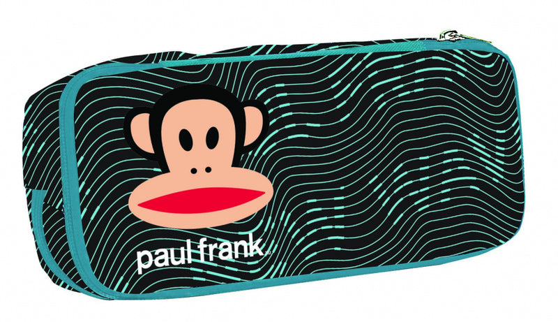 etui New Wave junior 23 x 10 cm textiel blauw