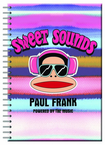 notitieboek Sweet Sounds spiraalboek 25 x 17 cm