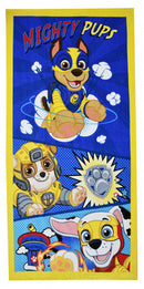 strandlaken Paw Patrol jongens 140 cm katoen blauw/geel