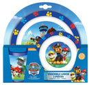 PAW Patrol eetset kunststof 3 delig blauw