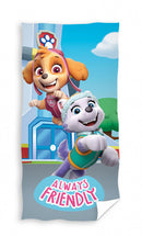 badlaken Paw Patrol 70 x 140 cm katoen groen/grijs