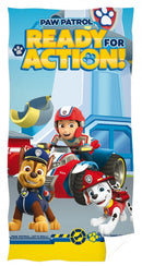 badlaken Paw Patrol 140 x 70 cm katoen blauw