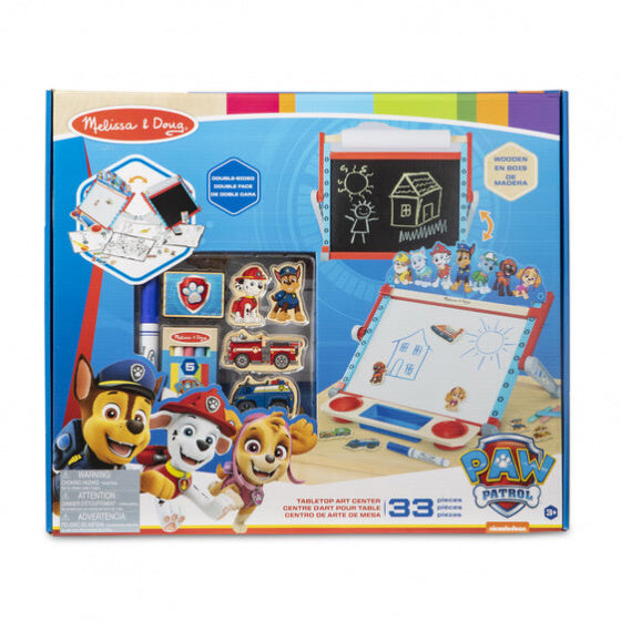 tekenset Paw Patrol hout 33-delig