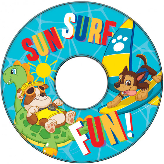 zwemring Paw Patrol junior 51 cm blauw/geel/groen