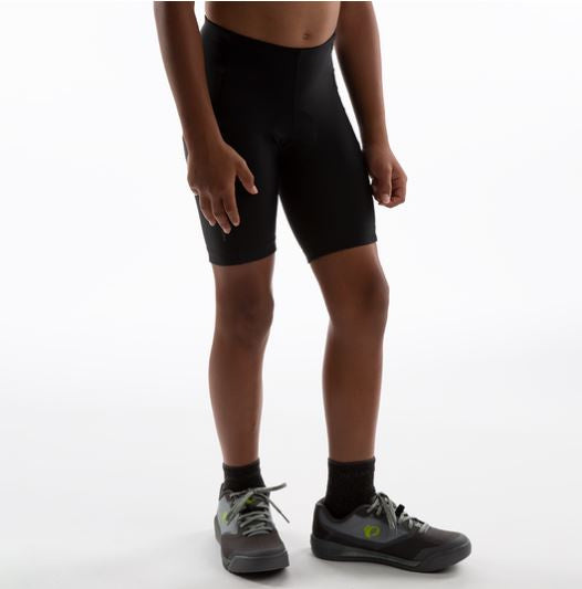 fietsbroek Quest junior polyester/elastaan zwart mt M