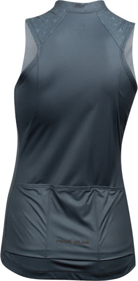 fietsshirt Attack dames polyester grijs maat XL