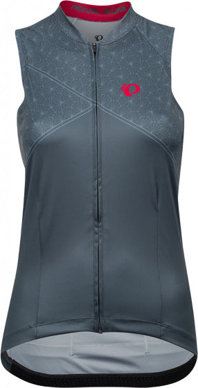 fietsshirt Attack dames polyester grijs maat XL