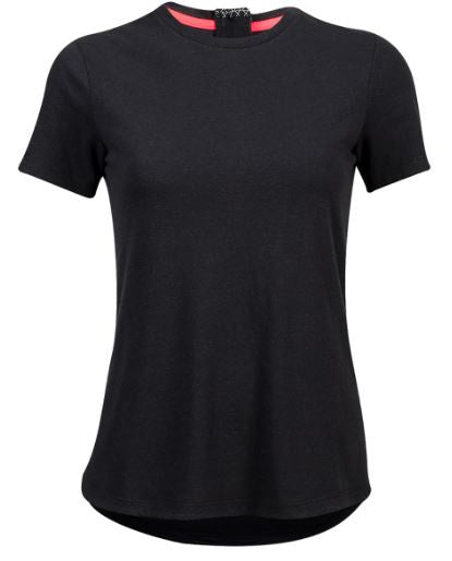 fietsshirt Escape dames polykatoen zwart maat L