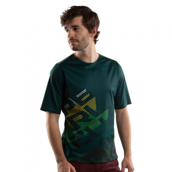 fietsshirt Launch heren polyester groen maat M