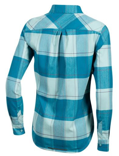 fietsshirt Rove dames polyester blauw/wit maat S