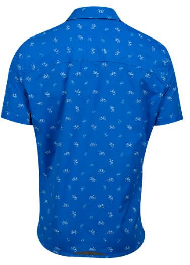 fietsshirt Rove heren polykatoen blauw maat M