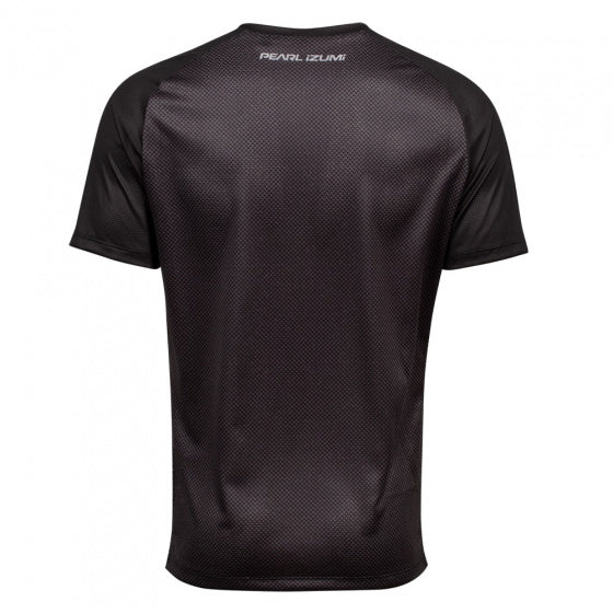 fietsshirt Summit heren polyester zwart/grijs maat S