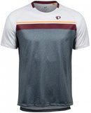 fietsshirt Summit heren polyester grijs/wit maat S