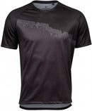 fietsshirt Summit heren polyester zwart/grijs maat S