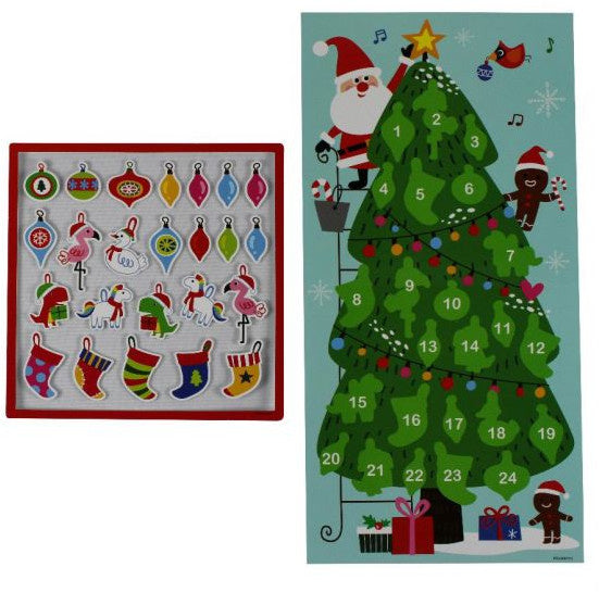 adventskalender junior 40 x 20 cm papier 2-delig