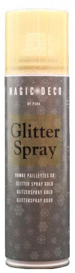 glitterspray 150 ml aluminium goud