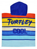 badponcho Turtley Cool Peppa Pig 100 cm katoen blauw