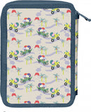 etui junior 15 x 21 x 5 cm polyester groen 31-delig