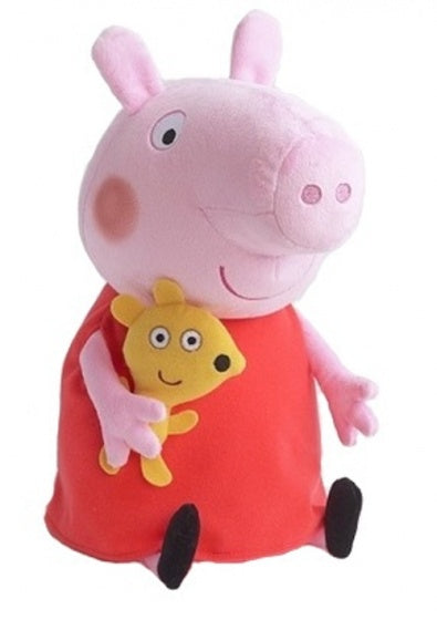 knuffel Peppa Pig pluche rood 33 cm