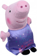knuffel Peppa Pig Unicorn & Stars 20 cm pluche paars