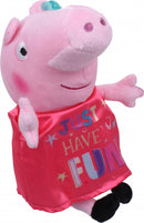 knuffel Peppa Pig Unicorn & Stars 20 cm pluche roze