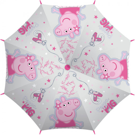 paraplu Peppa Pig junior 46 cm polyester roze